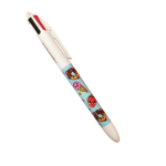 PENNA A SFERA BIC 4 COLORI FOOD AND ANIMALS