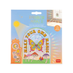 SET DI 4 ADESIVI ELETTROSTATICI ACCHIAPPASOLE PER FINESTRA - RAINBOW MAKER LEGAMI 