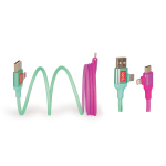 CAVO MAGNETICO 4 IN 1 DI RICARICA E SINCRONIZZAZIONE LEGAMI MAGNETICENT - ELECTRIC AURA