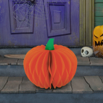 ZUCCA DI HALLOWEEN PIEGHEVOLE IN CARTA LEGAMI - WHAT A PUNPKIN!