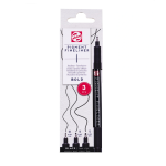 SET 3 PENNARELLI PIGMENT FINELINER TALENS - BOLD