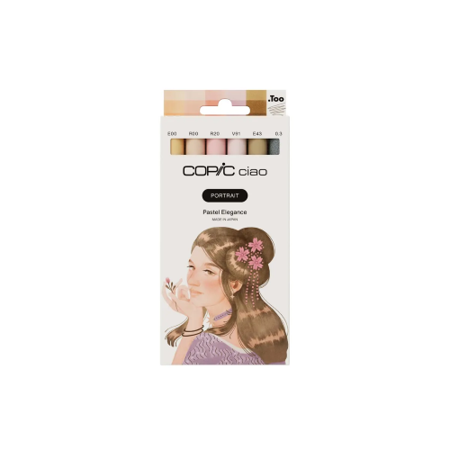 SET COPIC "CIAO MARKER" 5+1 - PASTEL ELEGANCE