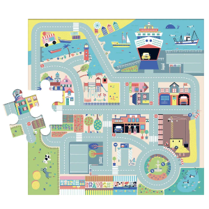 PUZZLE CIRCUITO MACCHININE - CREATIVAMENTE