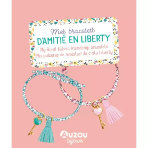 I MIEI BRACCIALETTI DELL'AMICIZIA IN TESSUTO FLOREALE CREATIVAMENTE 