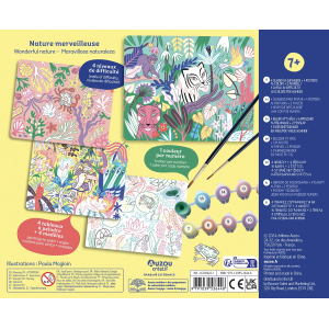 KIT PER DIPINGERE LA NATURA CON I NUMERI CREATIVAMENTE 