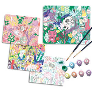 KIT PER DIPINGERE LA NATURA CON I NUMERI CREATIVAMENTE 