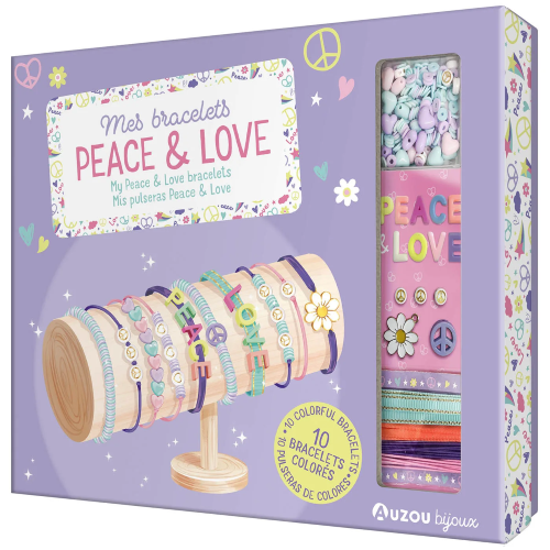 COFANETTO BRACCIALETTI PEACE AND LOVE CREATIVAMENTE 