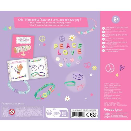 COFANETTO BRACCIALETTI PEACE AND LOVE CREATIVAMENTE 