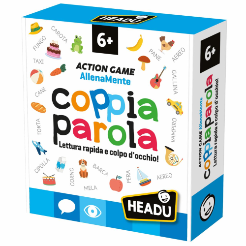 COPPIA PAROLA HEADU ACTION GAME ALLENAMENTE - ANNI 6+