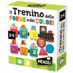 IL TRENINO DELLE FORME E DEI COLORI - 2-4 ANNI