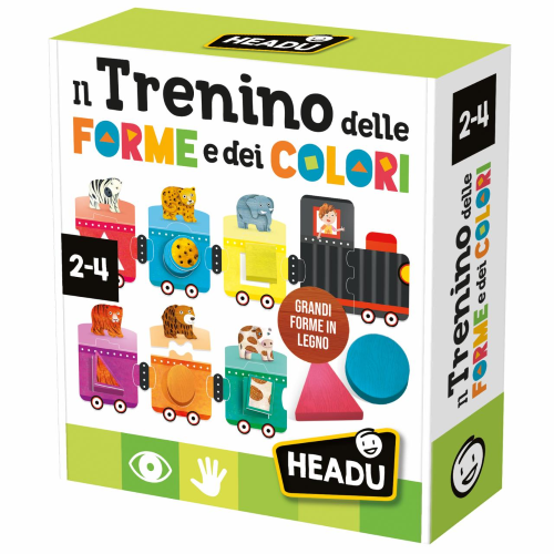 IL TRENINO DELLE FORME E DEI COLORI - 2-4 ANNI