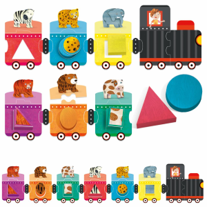 IL TRENINO DELLE FORME E DEI COLORI - 2-4 ANNI