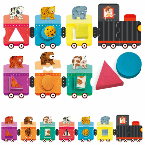 IL TRENINO DELLE FORME E DEI COLORI - 2-4 ANNI