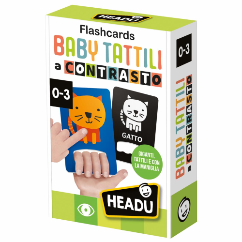 FLASHCARDS BABY TATTILI A CONTRASTO HEADU - 0-3 ANNI 