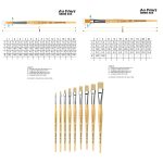 PENNELLO DA VINCI - SERIE JUNIOR - SINTETICO - PIATTO N 2