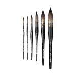 PENNELLO DA VINCI PER DILAVARE - SERIE 498 CASANEO - PELO SINTETICA MOLTO SOFFICE - TONDO N 0