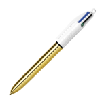 PENNA A SFERA BIC 4 COLORISHINE -  FUSTO ORO