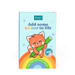 LIBRO PER COLORARE CON COLORI E STICKERS 