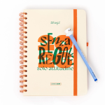 AGENDA SPIRALATA SETTIMANALE 2026 MR.WONDERFUL - SENZA REGOLE, SOLO ATTITUDINE