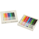 PASTELLI A CERA TINTA UNITA CONF. 12 PEZZI