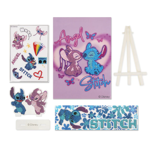 MEGA SET DI ATTIVITÀ ARTISTICHE IN CRISTALLO "STITCH" DISNEY