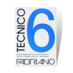 ALBUM DISEGNO TECNICO F6 20 FOGLI LISCIO 50X70 220G/MQ FABRIANO