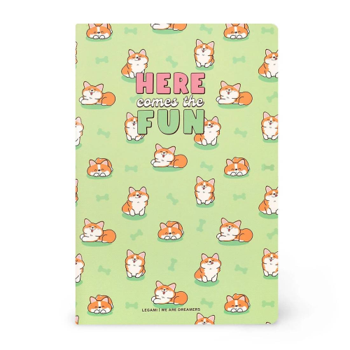 QUADERNO A RIGHE FOGLIO A6 LEGAMI - CORGI