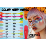 EVIDENZIATORE GLIMMER PALETTE PASTEL TINTA UNITA 