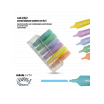 SET 6 EVIDENZIATORI GLIMMER PASTEL TINTA UNITA 