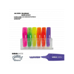 SET 6 EVIDENZIATORI GLIMMER FLUO TINTA UNITA 