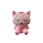 SALVADANAIO PIGGY BANK XXL IN PLASTICA I TOTAL - GATTO ROSA