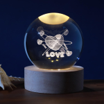 LAMPADA DA TAVOLO A SFERA MEDIA LED ITOTAL - CRYSTAL BALL