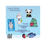 CHIAVETTA PENDRIVE USB 16 GB TINTA UNITA ZOO 