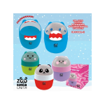 CESTINO DA SCRIVANIA TINTA UNITA ZOO CON COPERCHIO - DINOSAURO