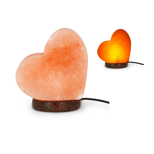 LAMPADA MINI DI SALE DELL'HIMALAYA LEGAMI - CUORE