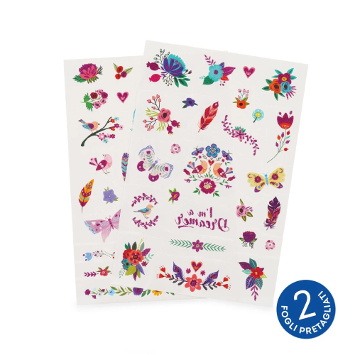 TATUAGGI TEMPORANEI LEGAMI - TATTOOS FLOWERS