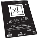 SKETCHBOOK CANSON DESSIN NOIR - A4 - 21X29,7 CM - SPIRALATO NERO