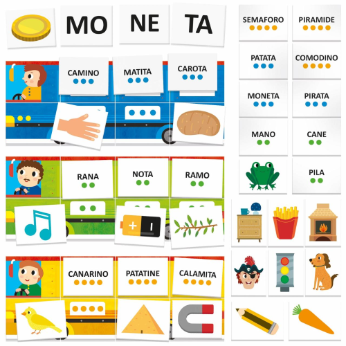 GIOCO SILLABANDO HEADU - 3-6 ANNI