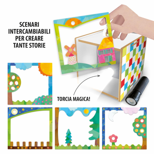 CUBO MAGICO CREA STORIE HEADU - 3-6 ANNI