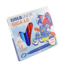 PENNARELLI TINTA UNITA GIGA 6.0 12 PEZZI 