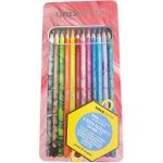 ASTUCCIO IN METALLO CON 12 PASTELLI GRADIENT TINTA UNITA + ACCESSORI