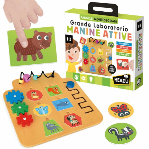 GRANDE LABORATORIO HEADU MANINE ATTIVE - 1-3 ANNI 