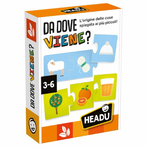 DA DOVE VIENE? HEADU - 3-6 ANNI 