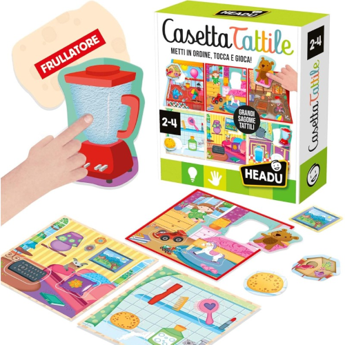 CASETTA TATTILE HEADU - 2-4 ANNI