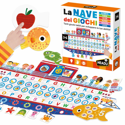 LA NAVE DEI GIOCHI HEADU PER SVILUPPARE LE ABILITÀ - 3-6 ANNI
