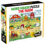 PUZZLE HEADU WORD MAKER - THE FARM - ANNI 3+