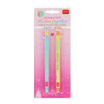 SET DI 2 PENNE GEL CANCELLABILI - BETTER TOGETHER - ERASABLE PEN LEGAMI