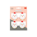 SET DI 4 CLIP CHIUDI PACCO- HEN- BAG CLIPS 