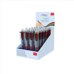 PENNA A SFERA 6 COLORI LEGAMI - MAGIC RAINBOW