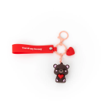 PORTACHIAVI CON CHARMS ORSETTO - YOU’RE MY HONEY MR WONDERFUL 